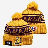 Los Angeles Lakers Team Logo Knit Hat YD (10),baseball caps,new era cap wholesale,wholesale hats